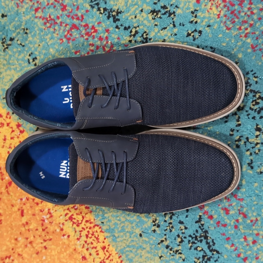 Nunn Bush Men's Navy Casual Shoes - Picture 3 of 6